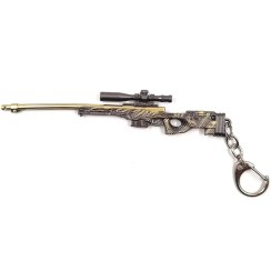 تصویر جاکلیدی ماکت اسلحه اسنایپ مدل Pubg Golden 