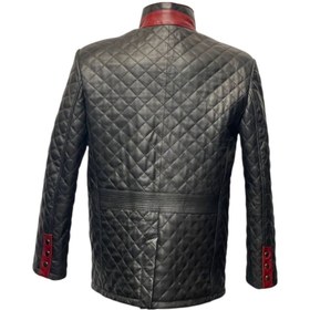 تصویر کاپشن چرم مردانه 