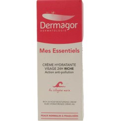 تصویر کرم مرطوب کننده24 ساعته مای اسنشیال ریچ 40میل درماگور Dermagor My Essentials Rich 24-Hour Moisturising Cream 40ml