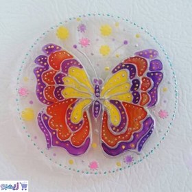 تصویر مگنت طرح پروانه بزرگ 