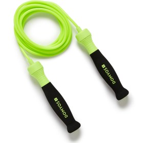 تصویر طناب ورزشی دمیوس - دکتلون Domyos Jump Rope 500 - Foam Handle - Green 