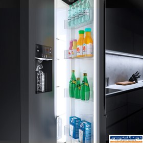 تصویر یخچال فریزر ساید بای ساید جی پلاس مدل GSS-P7637 ظرفیت ۲۸ فوت 