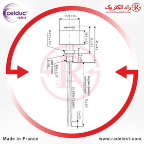 تصویر فلوتر سوئیچ کنترل سطح مایعات PTF01070 سلدوک Celduc 