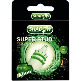 تصویر کاندوم فضایی دکمه دار shadow super stud ا alien condom Three-dimensional stud buttoned alien condom Three-dimensional stud buttoned