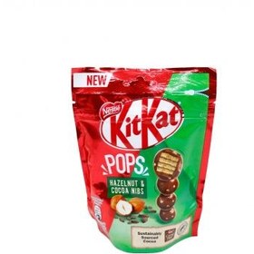 تصویر شکلات توپی فندقی کیت کت با مغز ویفر (110 گرم) kitkat pops kitkat pops