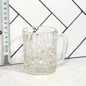 تصویر لیوان دسته دار زنگان مدل روما بسته ۶ عددی 