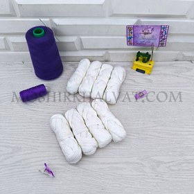 تصویر نخ ملحفه کلافی 