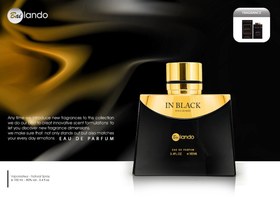 تصویر ادو پرفیوم مردانه بایلندو مدل این بلک In Black حجم 100 میل Bylando Men's Eau de Parfum In Black model, volume 100 ml