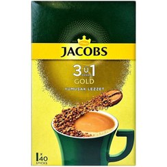 تصویر قهوه فوری 3 در 1 گلد 40 ساشه ای جاکوبز 720 گرمی ( gold jacobs) 