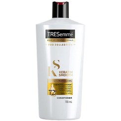 تصویر شامپو نرم کننده ترسمه کراتین مدل KERATIN SMOOT حجم 700 میل Tresemme Keratin Smooth Conditioner 700Ml