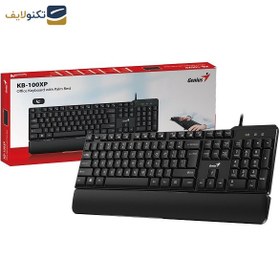 تصویر کیبورد باسیم جنیوس مدل KB-100XP Genius KB-100XP Wired Keyboard