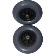 تصویر چرخ جلو ویلچر توپر سایز ۲۰۰ در ۵۰ میلی متر 