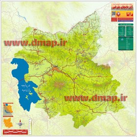 تصویر نقشه آذربایجان شرقی – H150 سولیت 