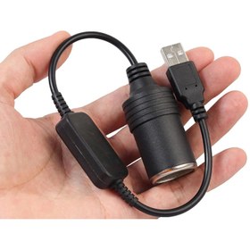 تصویر شارژر فندکی خودرو 