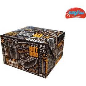 تصویر جعبه همبرگر بزرگ (100 عددی) 