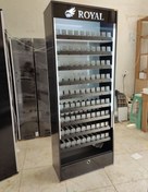 تصویر استند سیگار و تنباکو ایستاده ۹۰ باکس چراغ دار مشکی 