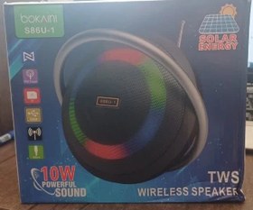 تصویر bokaini s86u-1 tws اسپیکر بلوتوثی 10w s86U-1