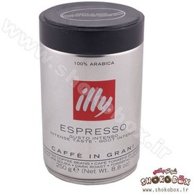 تصویر ایلی دانه قهوه اسپرسومشکی 250 گرمي | illy Espresso coffee Black 