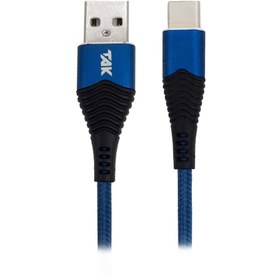 تصویر کابل 1 متری تایپ سی تک مدل CK-240 Tak CK-240 Type-C Cable 1m