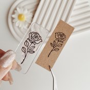 تصویر مهر ژلاتینی گل رز ( کد 932 ) 