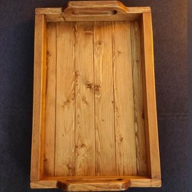 تصویر سینی دسته چوبی 