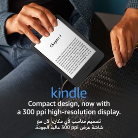 تصویر کتابخوان آمازون All-new Kindle (نسخه 2022) , ۶ اینچ ,مشکی -ارسال 20 روز کاری 