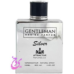 تصویر عطر ادکلن جنتلمن سیلور اترکتیو مردانه Attractive Gentleman Silver 