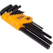 تصویر مجموعه ۹ عددی آچار آلن بلند واستر مدل VH002 