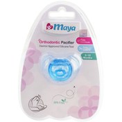 تصویر پستانک مايا مدل 1322 ارتودنسي قابدار مايا سایز 2 Maya Orthodontic pacifier bebeneo code:1322