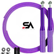 تصویر طناب سرعتی بدنسازی کراس فیت گلدن استار 1-730 BRS Jump Rope Golden Star 730