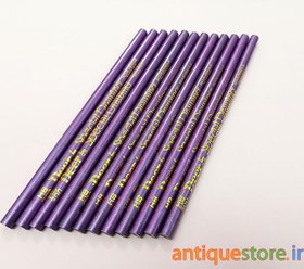 تصویر مداد قدیمی گوزن نشان ( طرح بنفش ) 