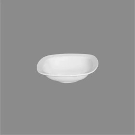 تصویر سالادخوری چینی زرین کواترو سفید (سایز 14) Zarin Iran Hoteli-Quattro White 1 Piece FDC Salad-Bowl 14