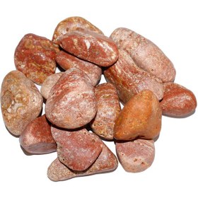 تصویر سنگ تزیینی آکواریوم مدل قلوه سنگ کد 48794 وزن 4 کیلوگرم رنگ قرمز ا متفرقه متفرقه