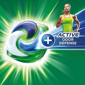 تصویر اریل اکتیو فرانسه کپسول لباسشویی از بین برنده بو با رایحه تمیزی (Ariel Pods+ Active Odor Defense 33) 
