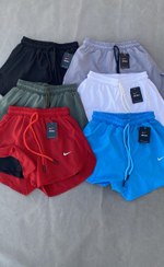 تصویر شلوارک ورزشی زنانه نایک کد 211 