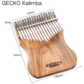 تصویر کالیمبا جکو مدل K17-CAP ا Kalimba Gecko K17-CAP Kalimba Gecko K17-CAP