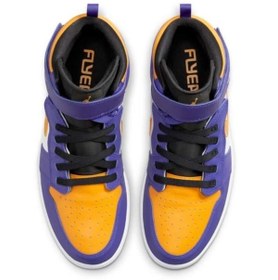 تصویر Nike کفش ورزشی مردانه Air Jordan 1 Hi Flyease Lakers CQ3835-517 
