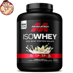 تصویر پروتئین وی ایزوله ماسل تک لاین اصلی امریکا ISO WHEY