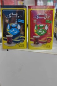 تصویر چای دوغزال اصلی قرمز ساده - مشکی عطری 