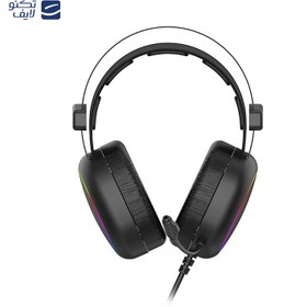 تصویر هدفون سیم دار گیمینگ هویت Gaming Headphone H2016D Havit RGB Gaming Headset Stereo Black – H2016D