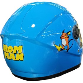 تصویر کلاه کاسکت بچه گانه PRS blue Children's motorcycle helmet PRS blue