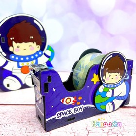 تصویر پایه چسب دایناسور چوبی یک عدد مطابق عکس