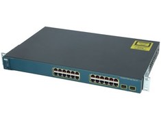 تصویر سوئیچ سیسکو مدل WS-C3560-24PS-S استوک Cisco WS-C3560-24PS-S 24Port Switch Stock
