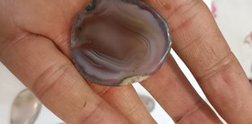 تصویر مدال عقیق طبیعی 