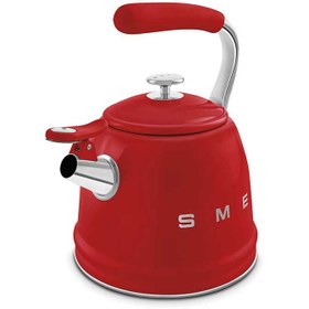 تصویر کتری روگازی اسمگ مدل SMEG CKLW2001RD SMEG Whistling kettle CKLW2001RD