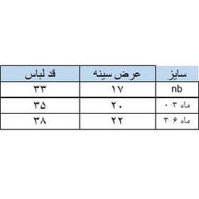 تصویر بادی آستین بلند نوزادی مدل WINTER 