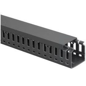 تصویر داکت شیاردار 30×40 طوسی سوپیتا شاخه 2 متری بسته 16 عددی 