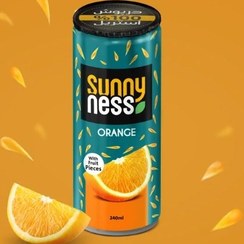 تصویر آبمیوه سانی نس پرتقال ۲۴۰ سی سی - باکس 24 عددی Sunny Ness Orange Juice 240cc - Box of 24