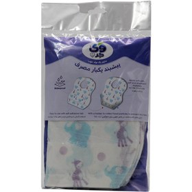 تصویر پیشبند یکبار مصرف A810 وی کر 10 عددی Wee Care Disposable Baby Bibs A810