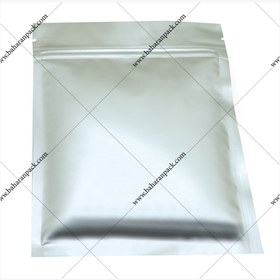 تصویر پاکت آلومینیوم سه طرف دوخت زیپدار 